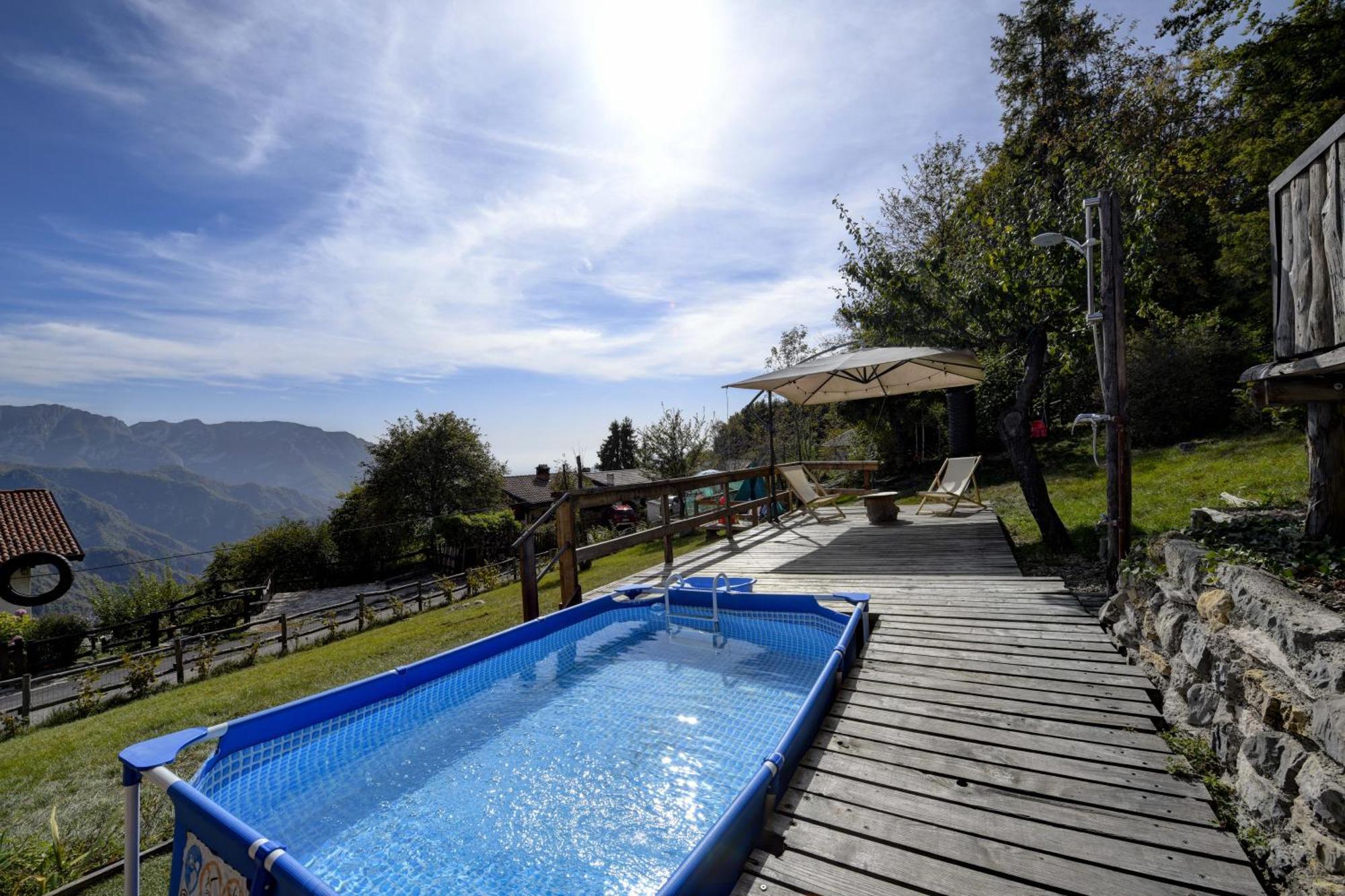 Chalet "Baita Cavacca" Crone Exteriér fotografie