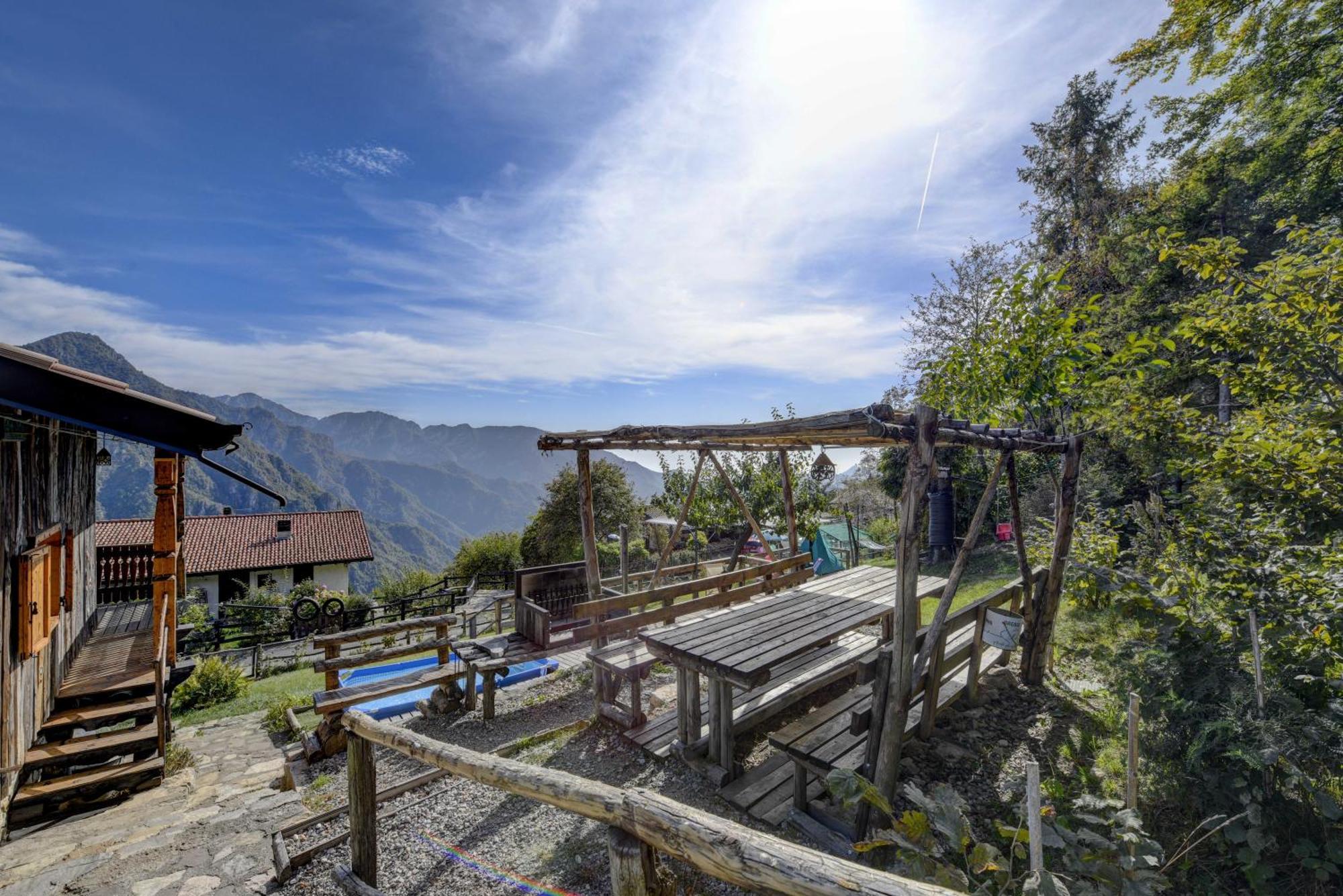 Chalet "Baita Cavacca" Crone Exteriér fotografie