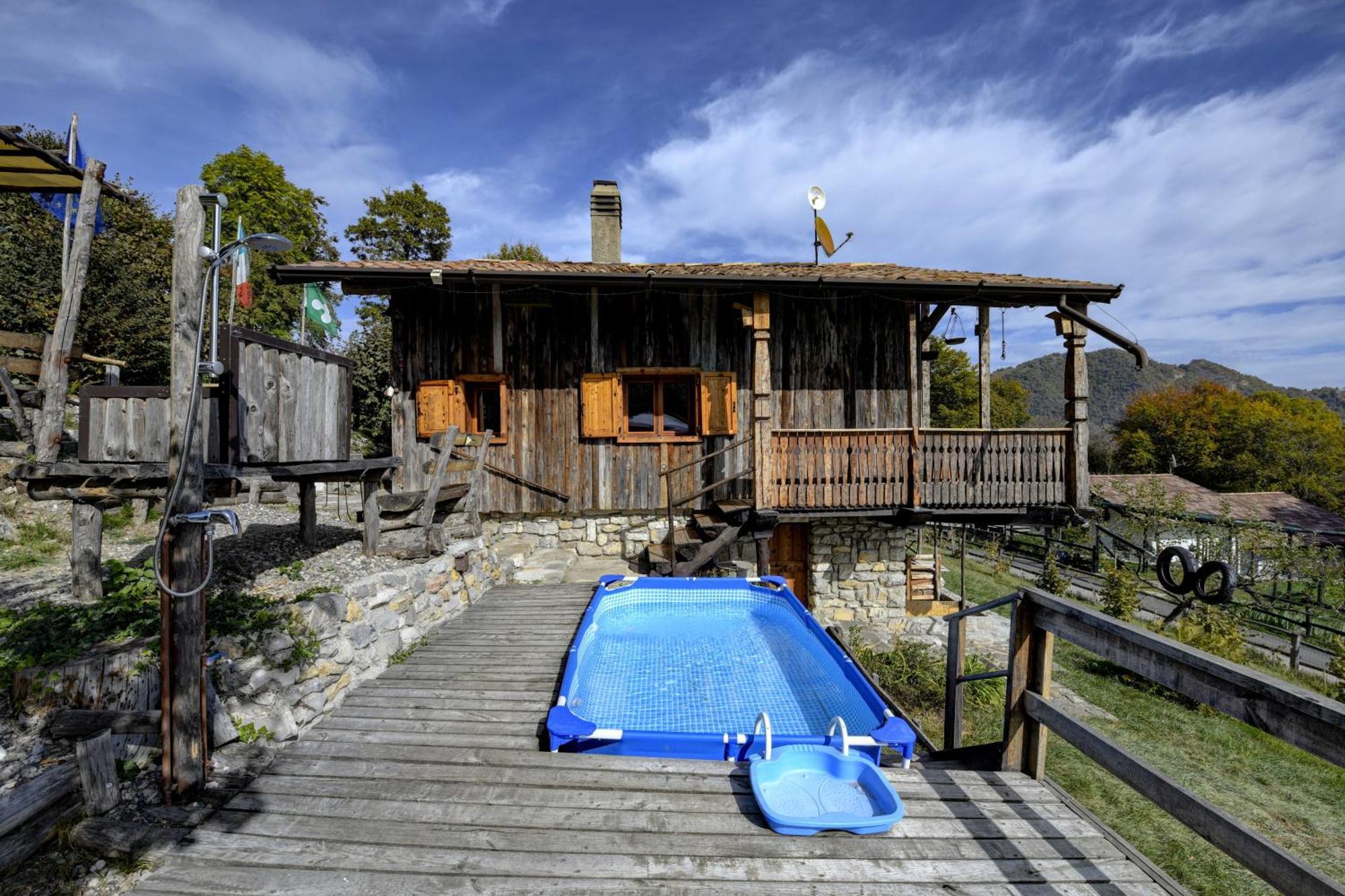 Chalet "Baita Cavacca" Crone Exteriér fotografie