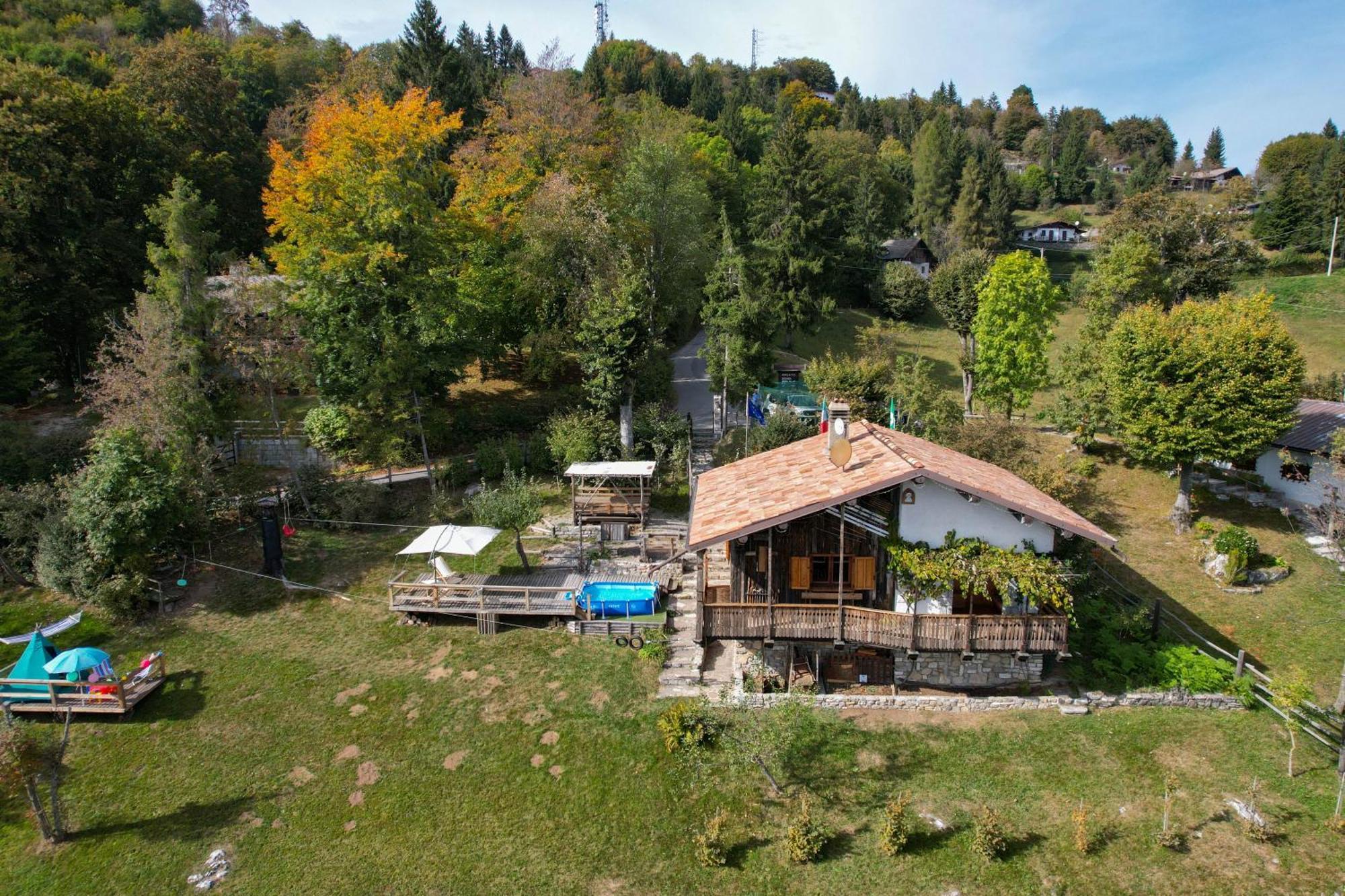 Chalet "Baita Cavacca" Crone Exteriér fotografie
