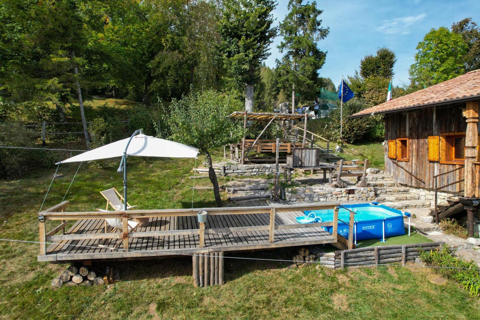 Chalet "Baita Cavacca" Crone Exteriér fotografie